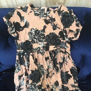 Asos Petite Women’s Pink Floral Dress size 2